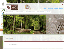 Tablet Screenshot of mgj.pl